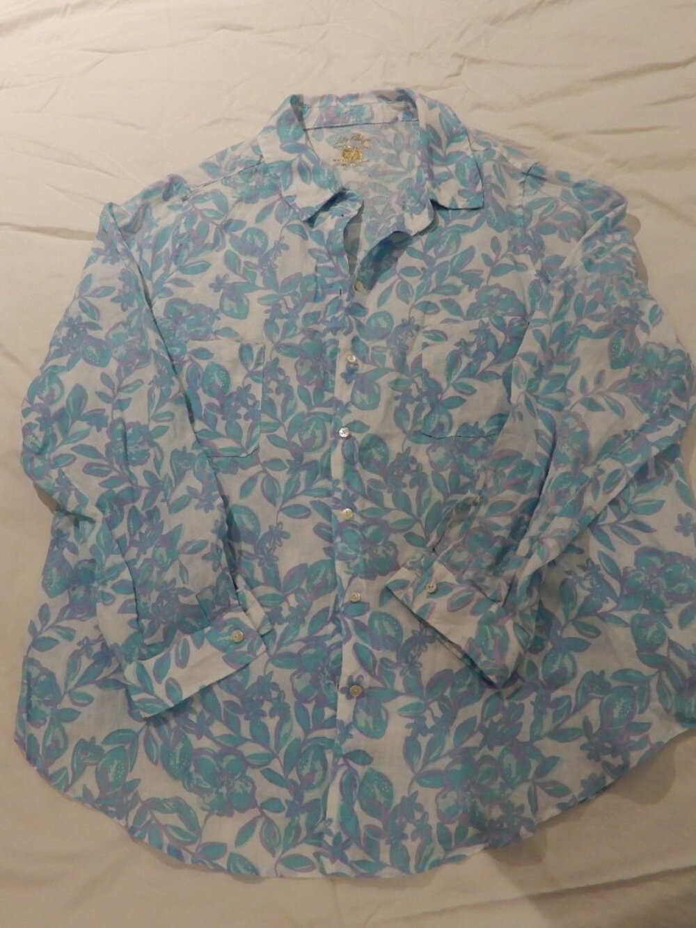 Lily Pulitzer Linen Blouse NWT